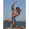 1985 windy day at  beach