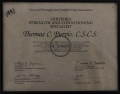 Certification - NSCA CSCS 1991.6
